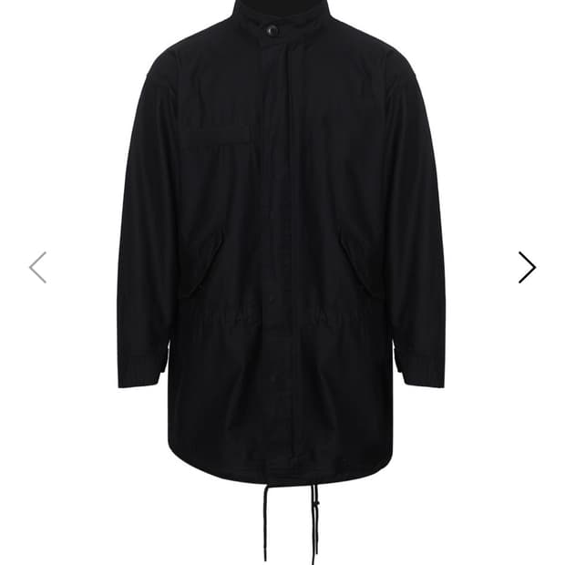 kangjungseok M65 fishtail jacket black 