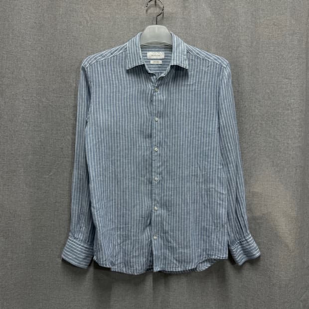 마시모두띠 Massimo Dutti 린넨 스트라이프 셔츠