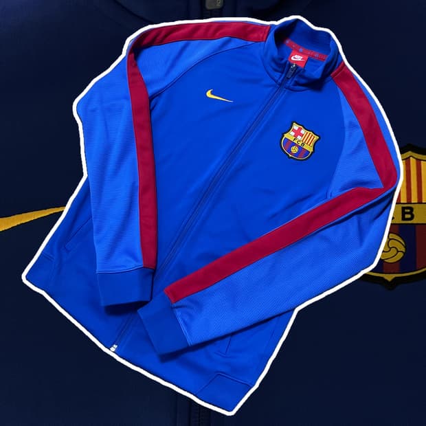 바르셀로나 트랙탑 나이키 져지