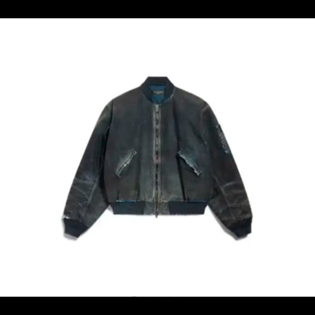 [구매중] 발렌시아가 데님 봄버자켓