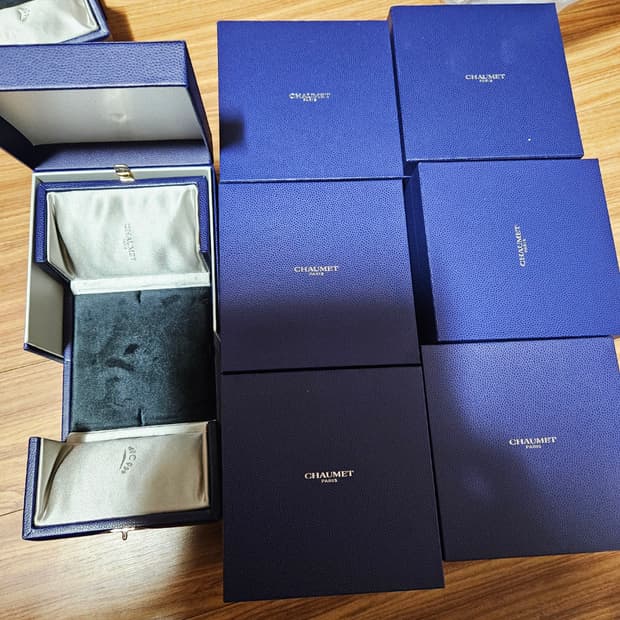 정품 ] Chaumet 쇼메 팔찌 & 목걸이 케이스 박스 10개