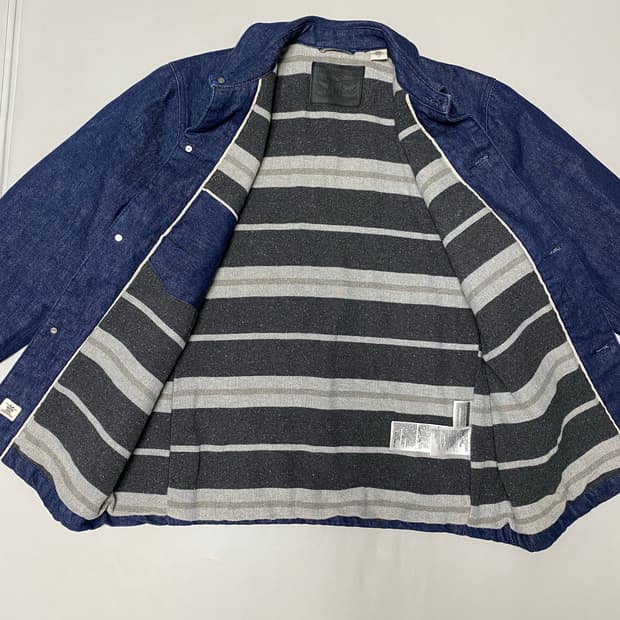 리바이스 블랭킷 셀비지데님 워크 자켓 L