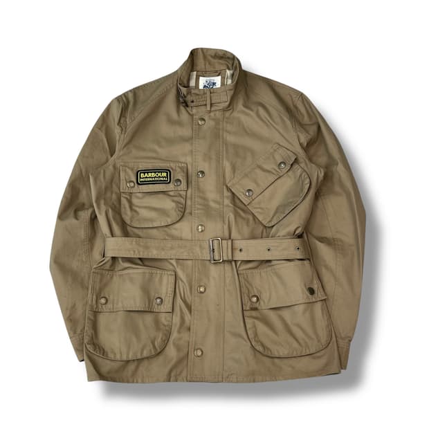 바버 인터내셔널 베이지 샌드 자켓 r1499