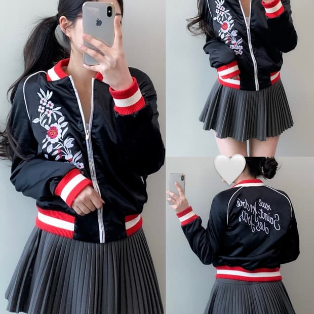 마쥬 maje 스카잔 블루종 자켓