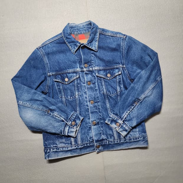 빈티지 80's plain pockets 데님자켓