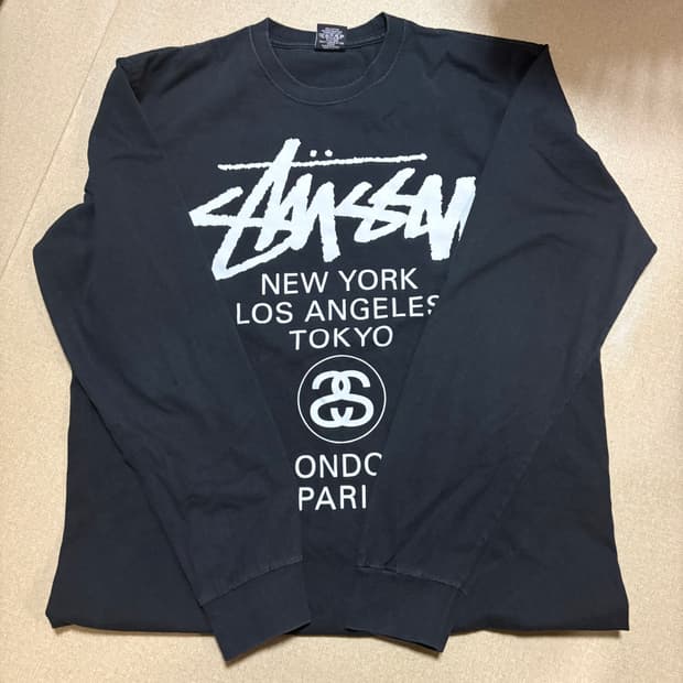 스투시 월드투어 롱슬리브