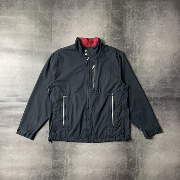 TOMMY HILFIGER 토미힐피거 빈티지 네이비 집업자켓 A00406