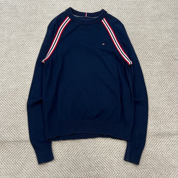 타미힐피거 스트라이프 니트 r3283