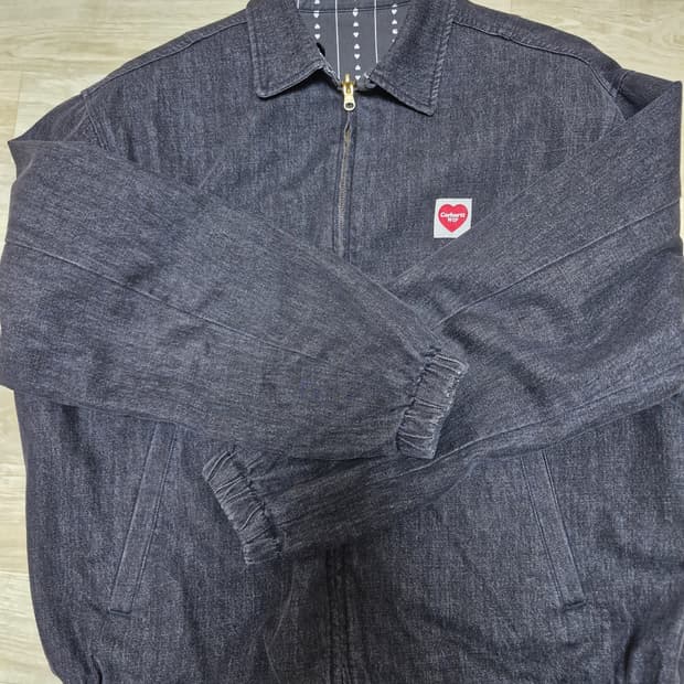 칼하트 WIP 칼하트윕 허드슨 리버시블 데님 자켓 블랙