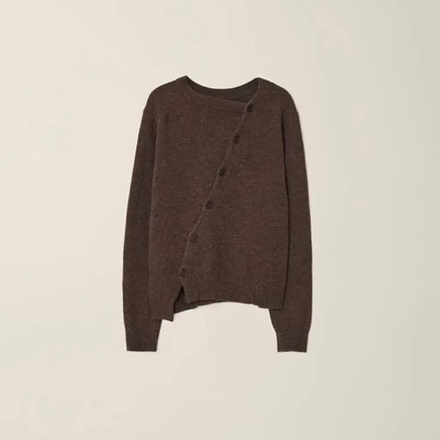 [L] ee누마레 브라운 가디건