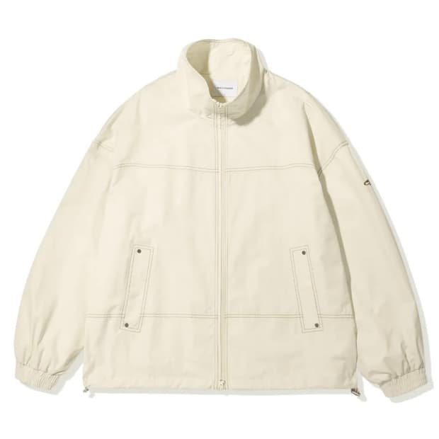 1993 스튜디오 더블 스티치 윈드브레이커 (크림)