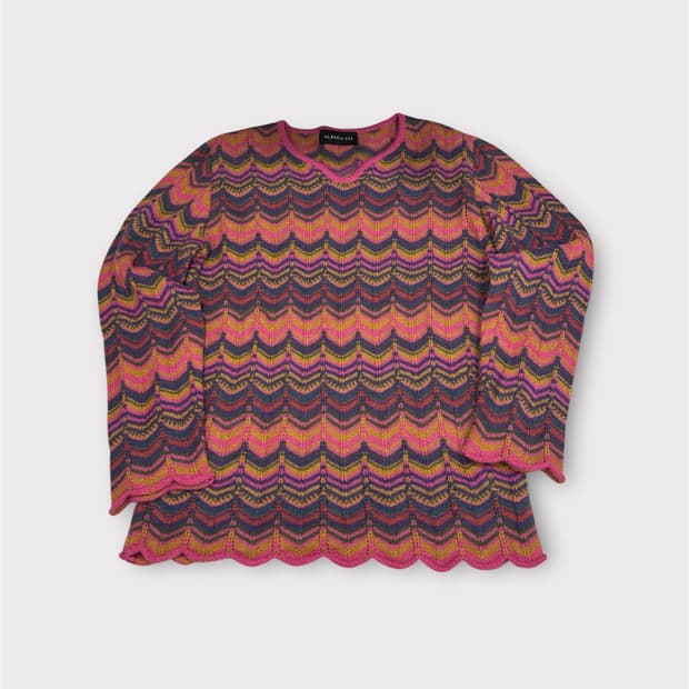 [ML] Vintage 페루 알파카 100% 니트 스웨터