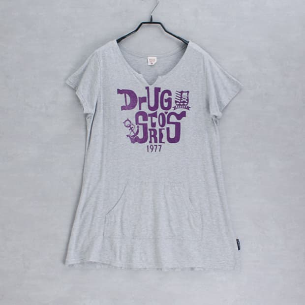 DRUG STORE'S _ key neck tunic tee