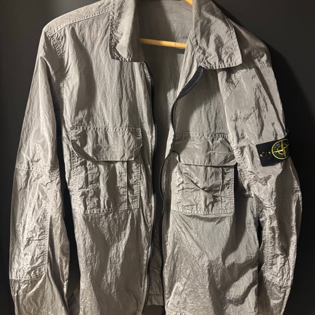 스톤아일랜드 오버셔츠 펄그레이 L