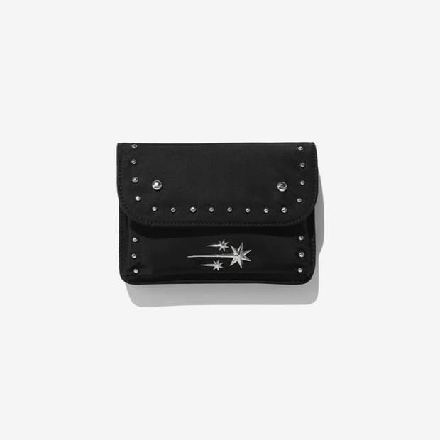 나이스고스트클럽 3STAR STUD MINI WALLET BAG 블랙 크