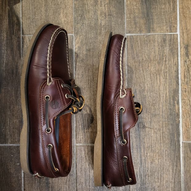 팀버랜드 보트화 브라운 남성9사이즈 270