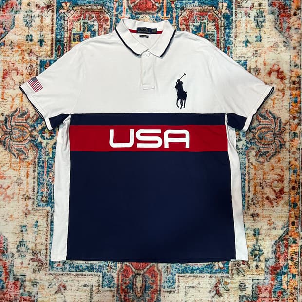 [2XL] 폴로랄프로렌 USA 빅포니 카라티