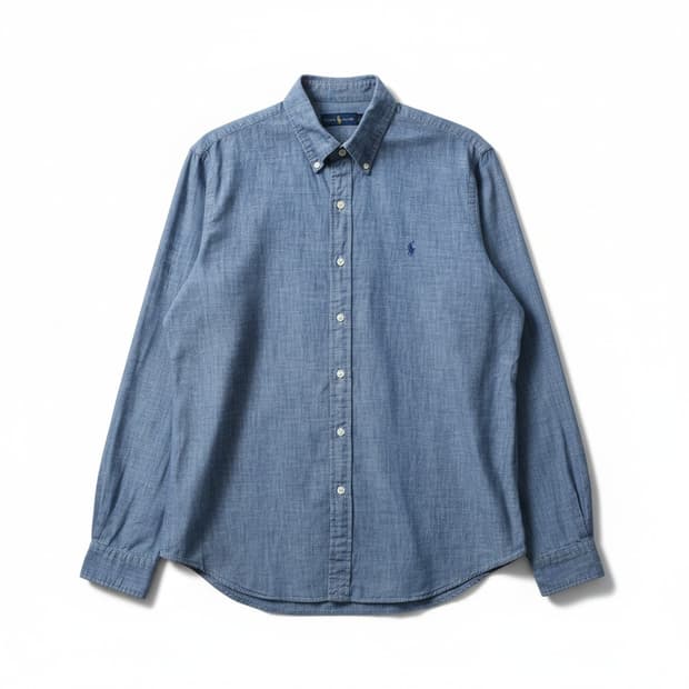 폴로 랄프로렌 삼브레이 데님 셔츠 XXL M0120