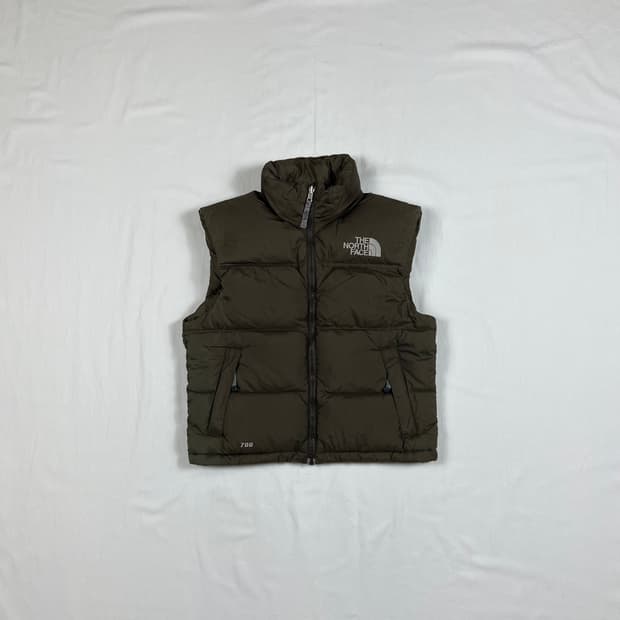 2006년도 노스페이스 센터 로고 눕시700 구스다운 패딩조끼