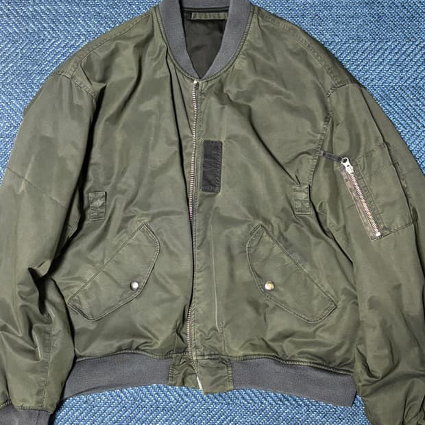 폴리테루 유즈드 마원 MA1 올리브 그린 2 초판