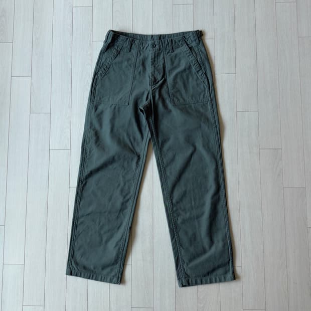 무탠다드 퍼티그 팬츠 올리브 32