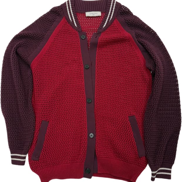 After pray burgundy cardigan