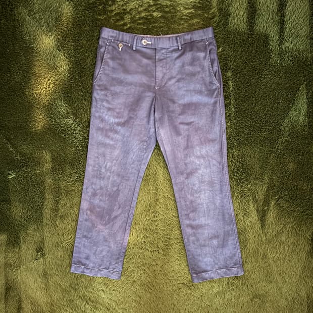 [M] Mackintosh 매킨토시 핸드 다잉 크롭 코튼 트라우저