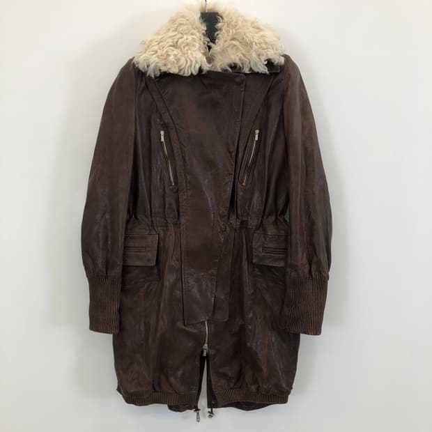 VOV 보브 양가죽 코트 55 내피분리가능 