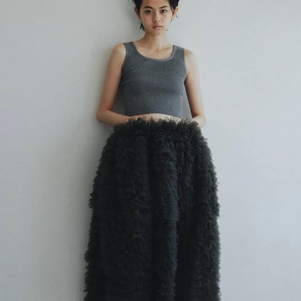 bibiy darlene shushu skirt (dark grey)