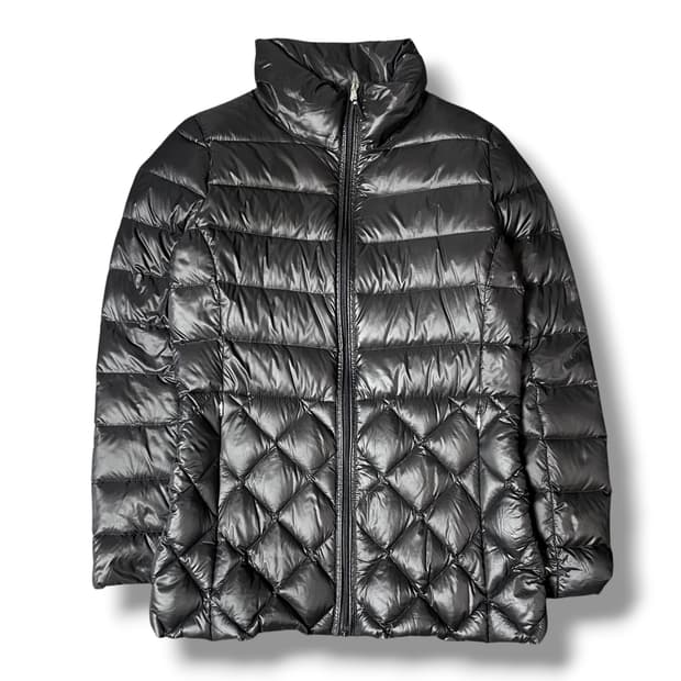 LAUREN 폴로 랄프로렌 블랙 퀄팅 패딩 XS