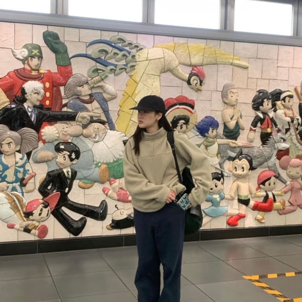 쉬이즈큐트 오버사이즈 플리스 그린