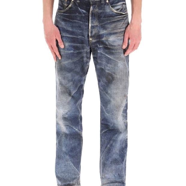 준야와타나베 베르베르진 프린팅 데님 S사이즈