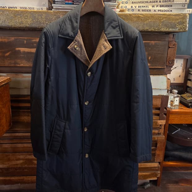 이탈리아 브랜드 브루이어 리버시블 코트