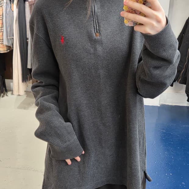 PRL 폴로 랄프로렌 하프집업 니트