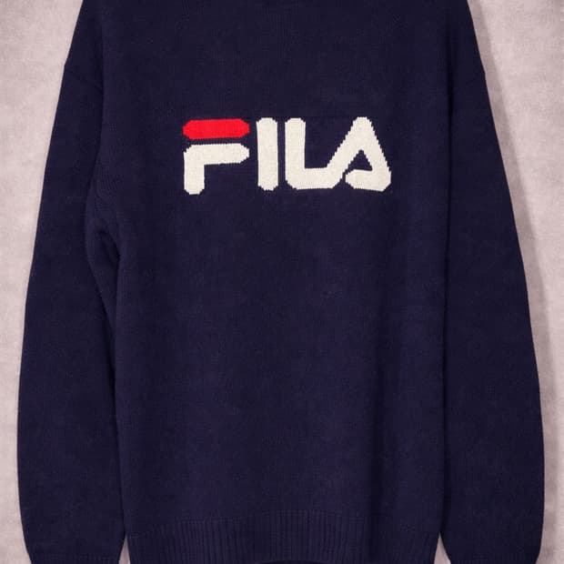 FILA 헤리티지 로고 스웨터