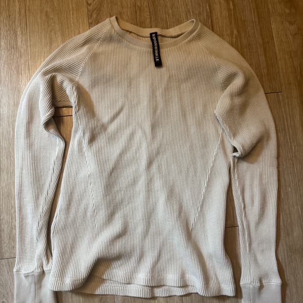 립반윙클 와플 니트 