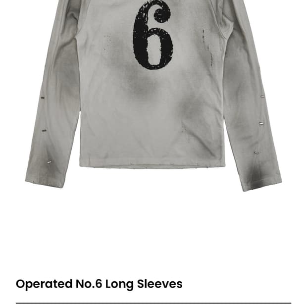 Devil kim 롱슬리브 Operated No.6 Long Sleeve
