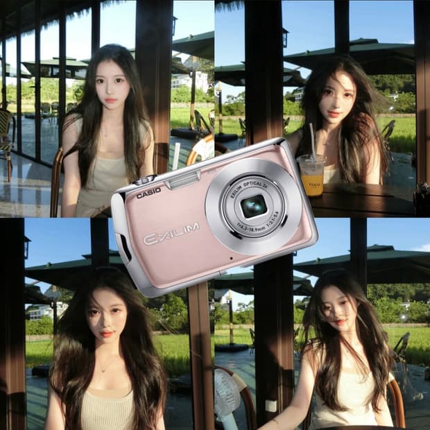 핑크디카!)Casio Exilim EX-Z2 빈티지 디카