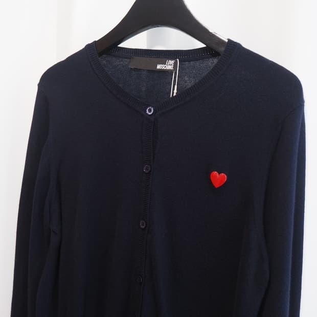 LOVE MOSCHINO cotton cardigan