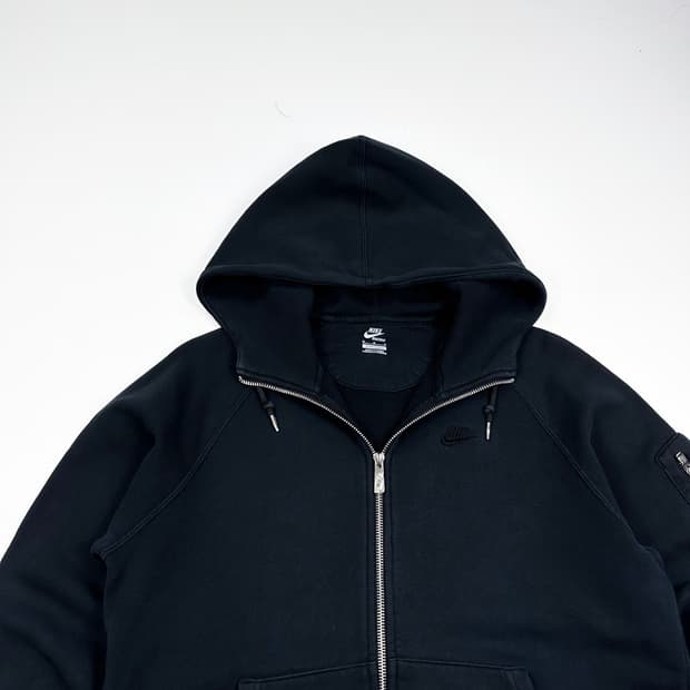 나이키 퓨추라 블랙 풀오버 후드집업 (M)
