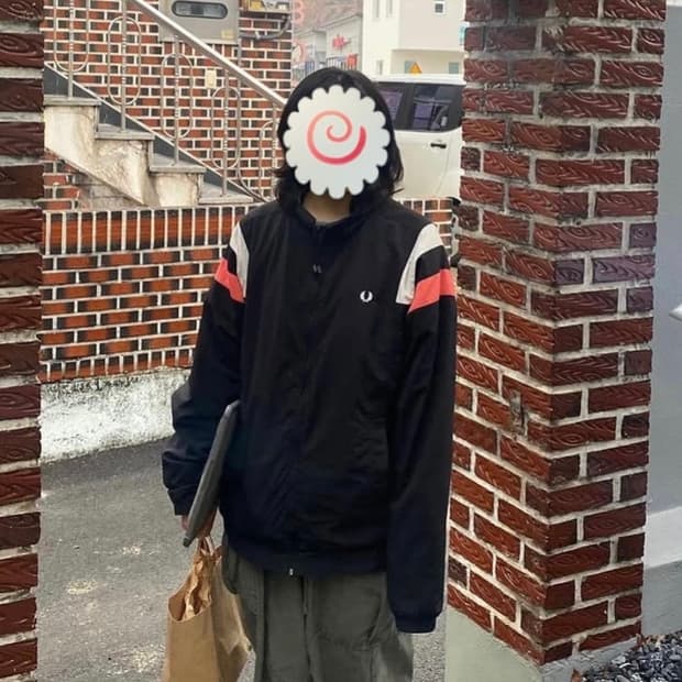 프레드페리 트랙 자켓 점퍼