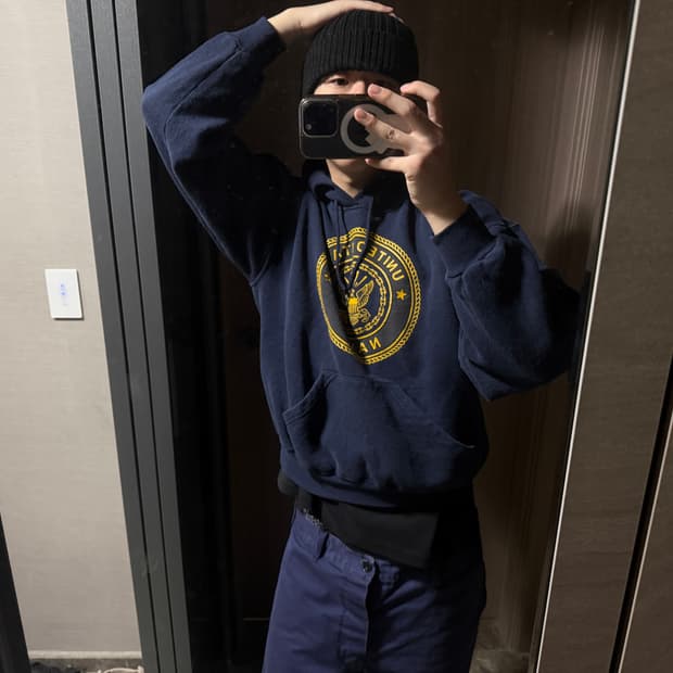 90‘s soffee US NAVY hoodie