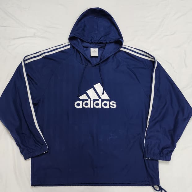 아디다스 올드스쿨 후드 웜업 바람막이 자켓