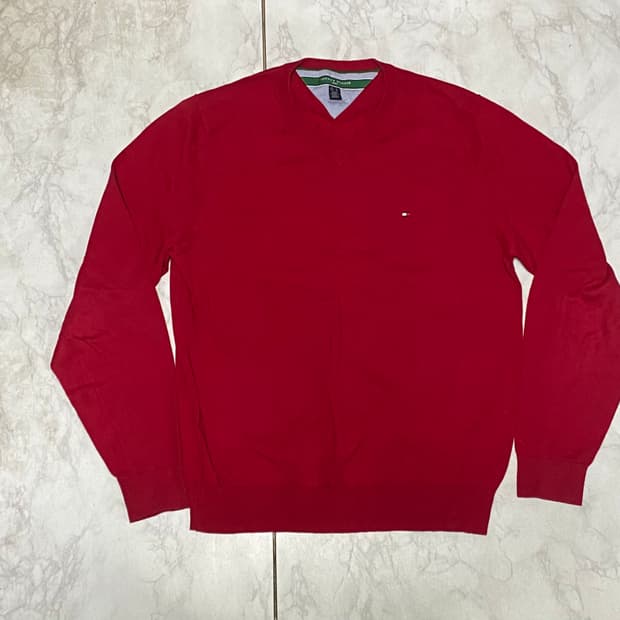 타미힐피거 브이넥 니트 95