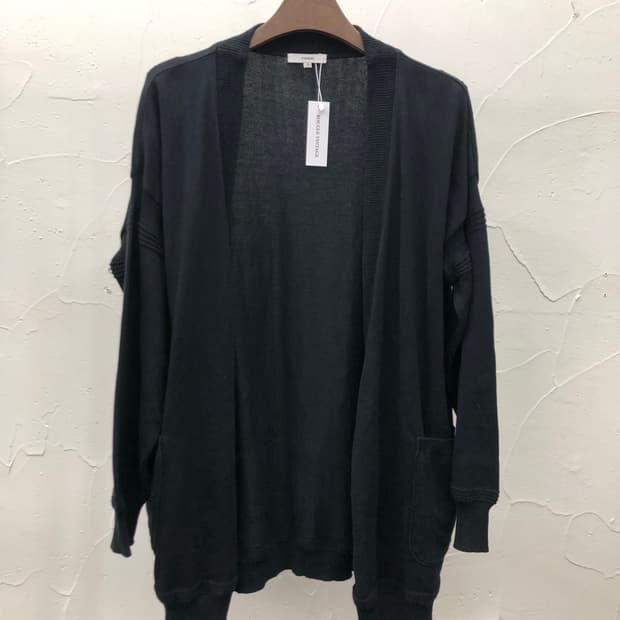 yashiki 니트 가디건 블랙