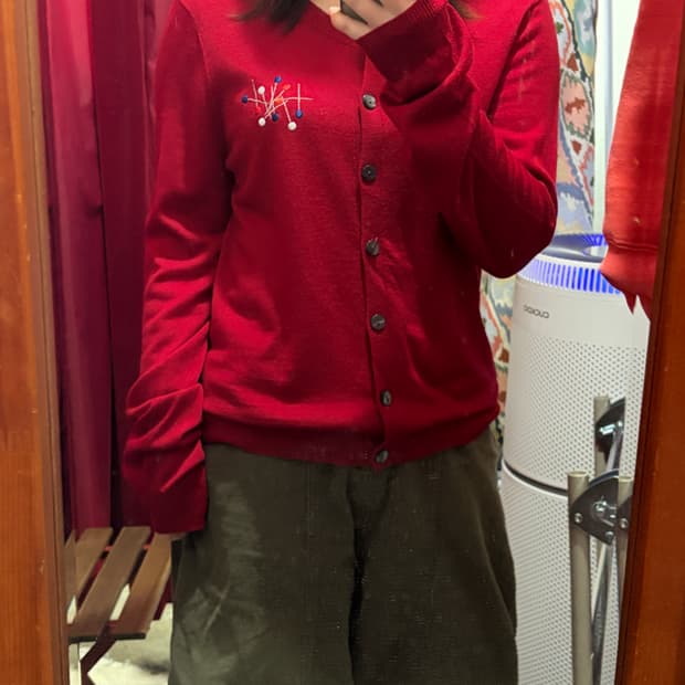  Jean Paul Gaultier 장폴고티에 울 100% 니트 가디건