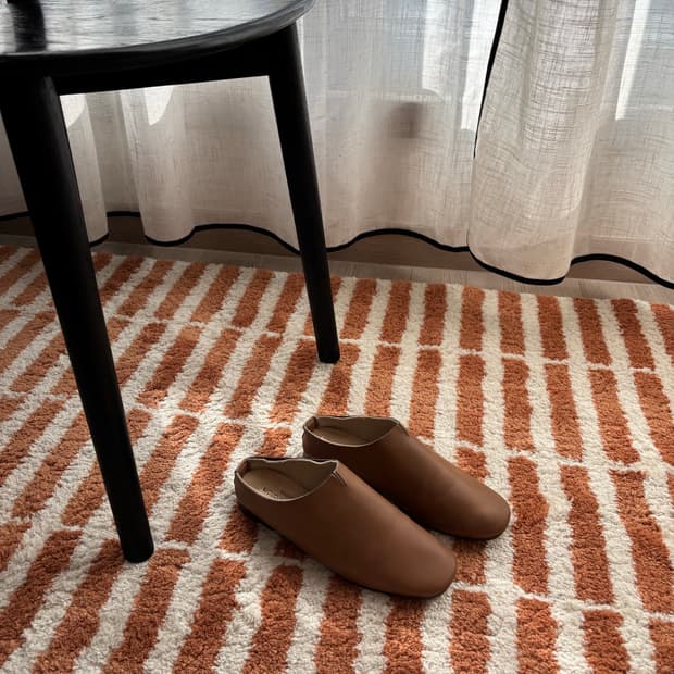 룸슈즈 실내슬리퍼 가죽슬리퍼