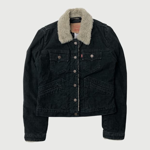 [M/정품] 리바이스 여성 코듀로이 쉐르파 자켓