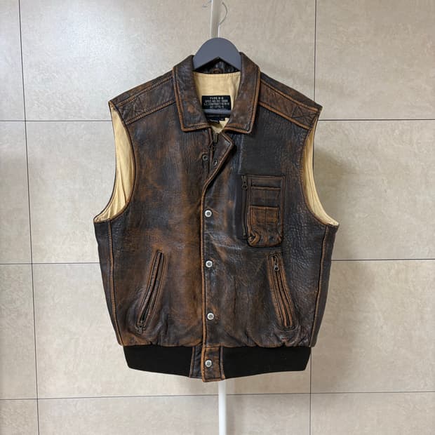 아비렉스 B-9 레더 베스트