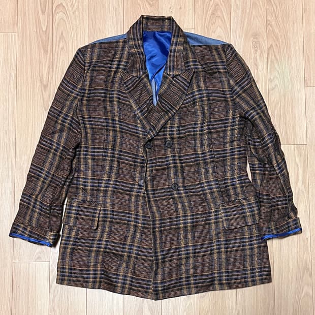 더일마 the ilma 체크 블레이저 자켓 F